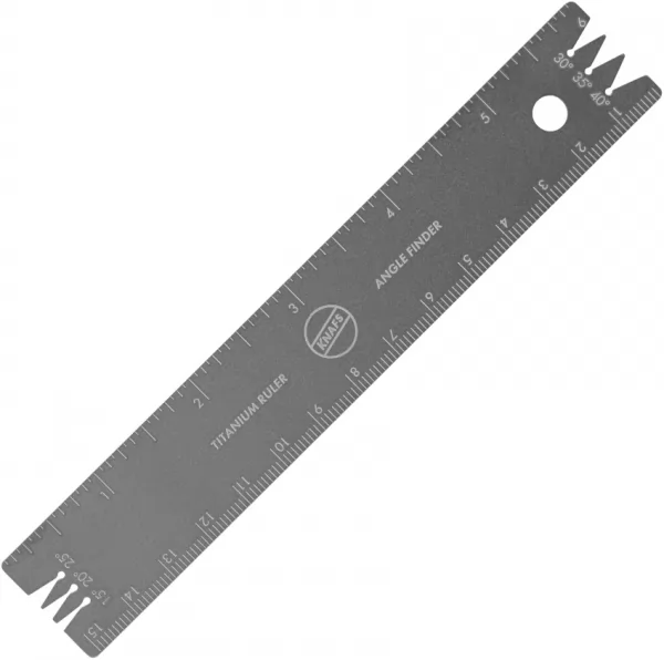 Knafs Co. Ruler with Knife Angle Finder KNF00014