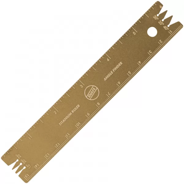 Knafs Co. Ruler with Knife Angle Finder KNF00019