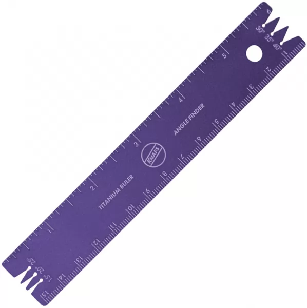 Knafs Co. Ruler with Knife Angle Finder KNF00020