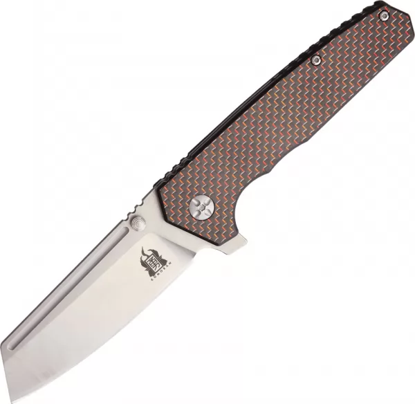 Komoran Linerlock Red Carbon Fiber KO021
