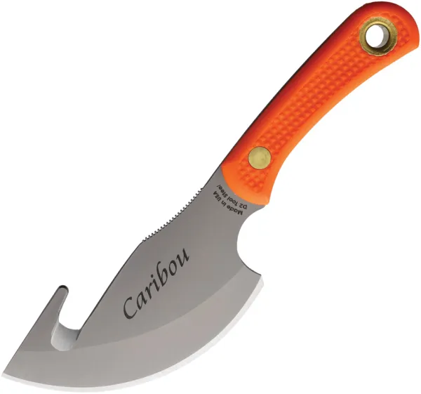 Knives Of Alaska Caribou Guthook Orange KOA00017FG