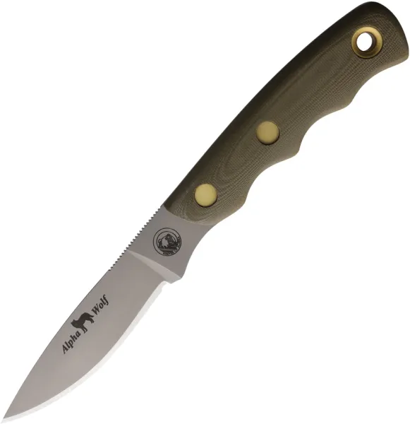 Knives Of Alaska Alpha Wolfe D2 OD G10 KOA00330FG