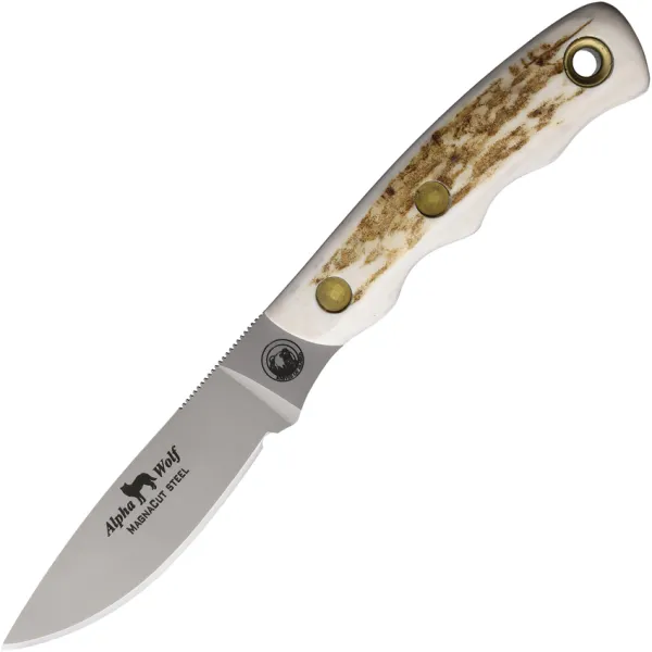 Knives Of Alaska Alpha Wolf Magnacut Stag KOA00332FG