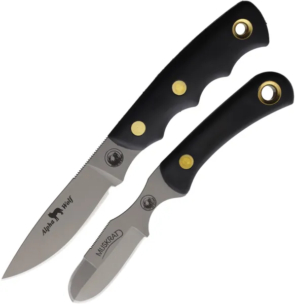 Knives Of Alaska Alpha Wolfe-Muskrat Combo KOA00362FG