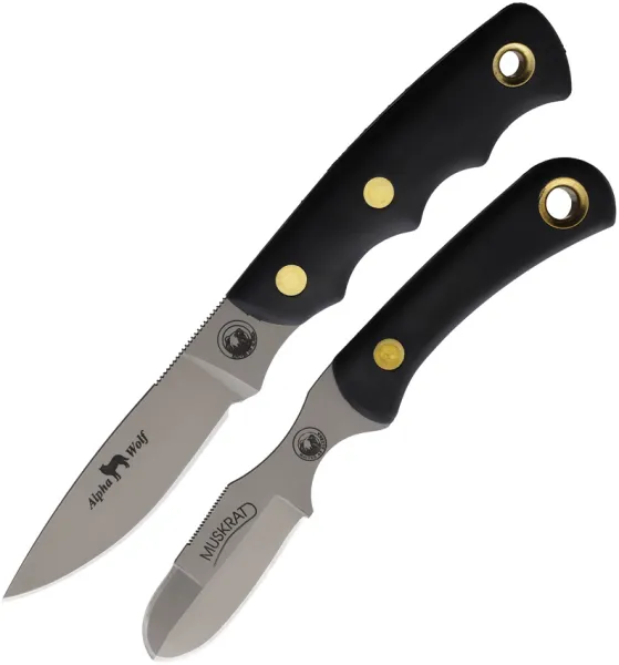 Knives Of Alaska Alpha Wolfe-Muskrat Combo KOA00370FG