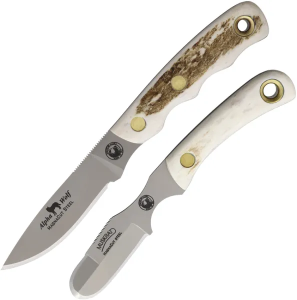 Knives Of Alaska Alpha Wolf-Muskrat Combo KOA00375FG