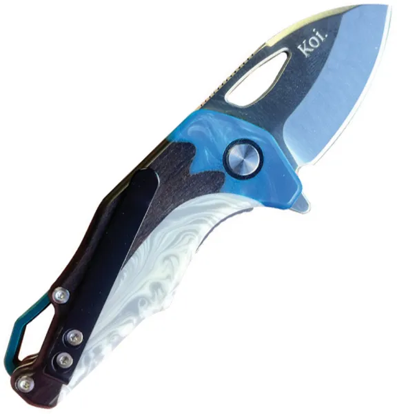 KOI Knives Blue Wren Linerlock KOI009