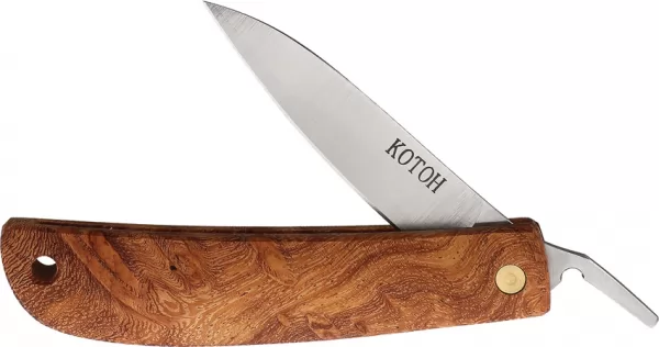 Kotoh Knives Folder Burma Padouk KOT422460