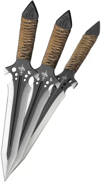 Kit Rae Hellhawk Throwing Triple Set knives KR57