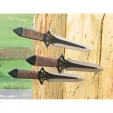 Kit Rae Hellhawk Throwing Triple Set knives KR57