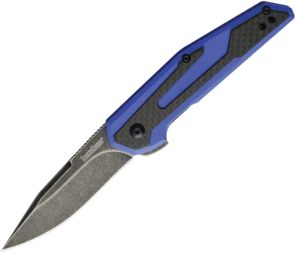 Kershaw Fraxion Linerlock Blue BW knives KS1160BLUBW