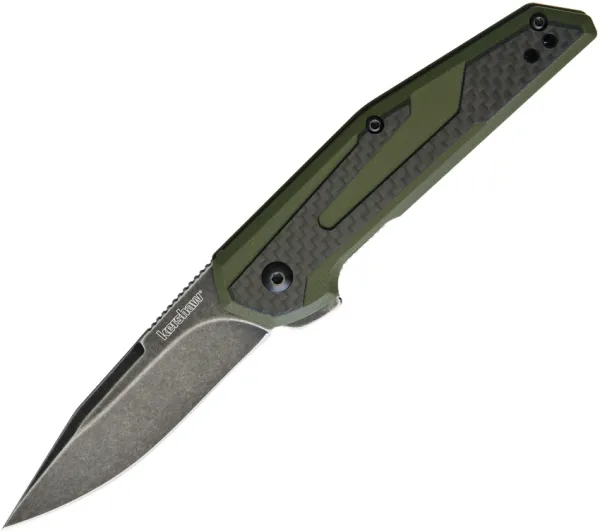 Kershaw Fraxion Linerlock Olive BW knives KS1160OLBW