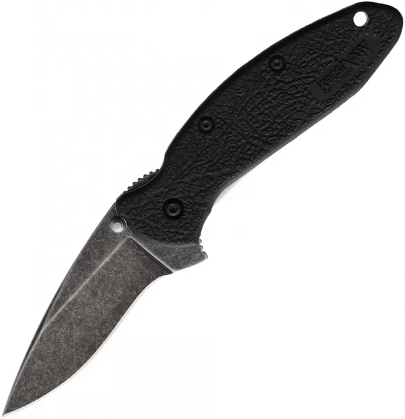Kershaw Scallion Linerlock A-O Black knives KS1620BLKBW