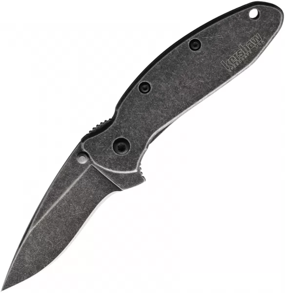 Kershaw Scallion Framelock A-O BW knives KS1620FLBW