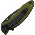 Kershaw Scallion Linerlock A-O Green knives KS1620OLBLK