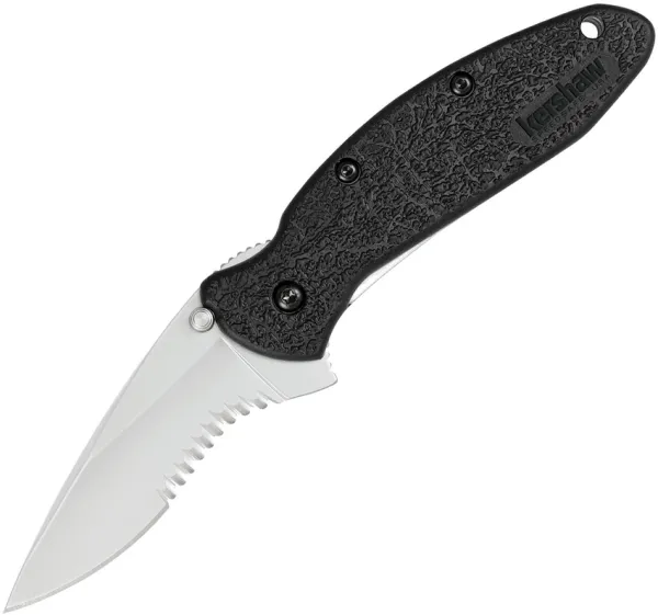 Kershaw Scallion Linerlock A-O Black knives 1620ST