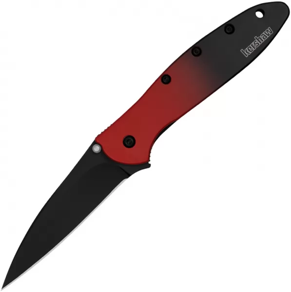 Kershaw Leek Linerlock Red Magna Cut knives KS1660GRDBLK