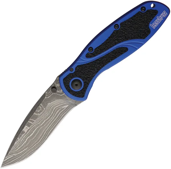 Kershaw Blur Linerlock A-O Blue Dam knives KS1670NBDAM