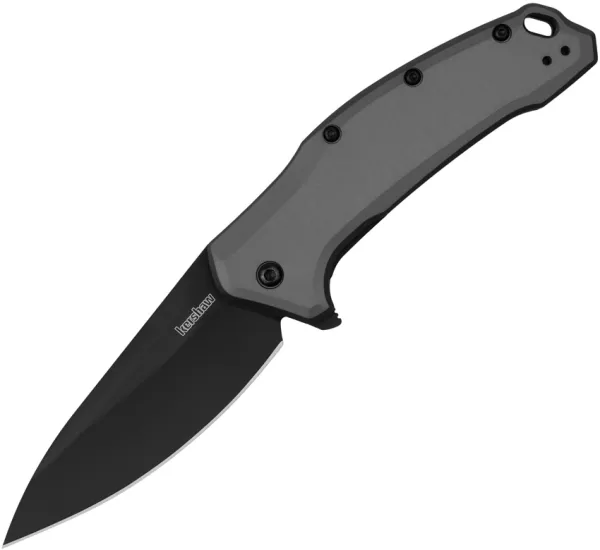 Kershaw Link Linerlock A-O Gray Black knives KS1776GRYBLK