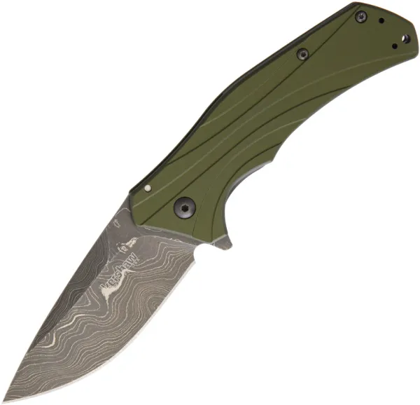 Kershaw Knockout A-O Damascus knives KS1870OLDAM