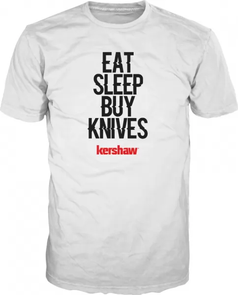 Kershaw Eat Sleep Buy Knives T-Shirt S knives KS2021S
