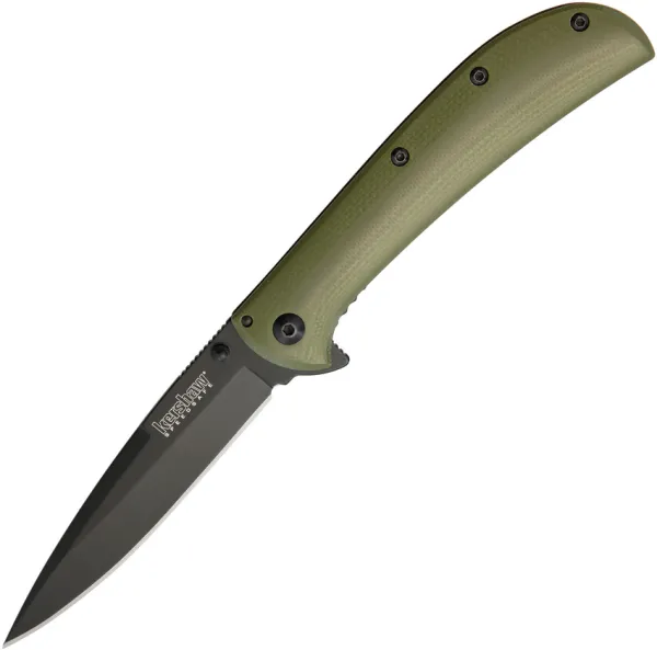 Kershaw AM-4 A-O Framelock Green-Black knives KS2330GRNBLK