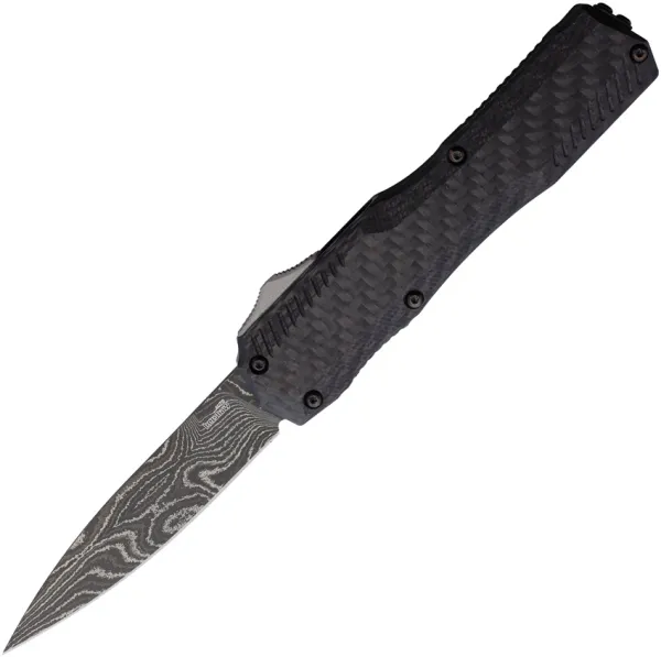 Kershaw Auto Livewire OTF CF Damascus knives KS9000CFDAM