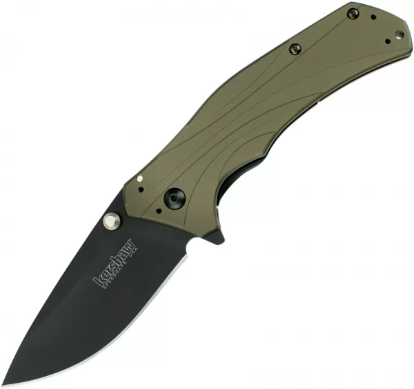 Kershaw Knockout Framelock A-O OD knives KSX1870OLBLKB