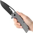 Kansept Knives Kryo Framelock Denim Micarta KT1001M1