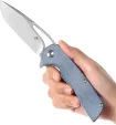 Kansept Knives Kryo Framelock Blue Micarta KT1001M3