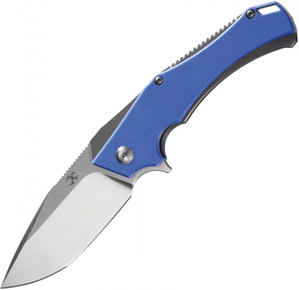 Kansept Knives Hellx Framelock D2 Blue KT1008A3