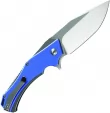Kansept Knives Hellx Framelock D2 Blue KT1008A3