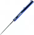 Kansept Knives Hellx Framelock D2 Blue KT1008A3