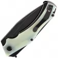 Kansept Knives Hellx Framelock D2 Jade KT1008A4