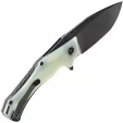 Kansept Knives Hellx Framelock D2 Jade KT1008A4