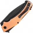 Kansept Knives Hellx Framelock D2 Copper KT1008C1