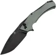Kansept Knives Hellx Framelock D2 Grn Mic - KT1008F1
