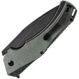 Kansept Knives Hellx Framelock D2 Grn Mic KT1008F1
