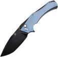 Kansept Knives Hellx Framelock D2 Blue Mic - KT1008F3