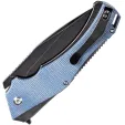 Kansept Knives Hellx Framelock D2 Blue Mic KT1008F3