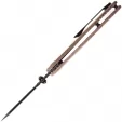Kansept Knives Main Street Linerlock Brown KT1015A7