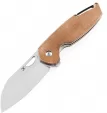 Kansept Knives Model 6 Linerlock Brn Micarta - KT1022A5