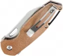 Kansept Knives Model 6 Linerlock Brn Micarta KT1022A5