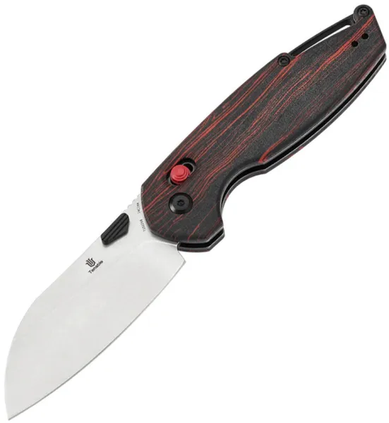Tenable Knives Model 6 Crossbar Lock Blk-Red KT1022V8
