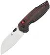 Tenable Knives Model 6 Crossbar Lock Blk/Red - KT1022V8