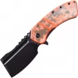 Kansept Knives XL Korvid Linerlock Org Camo - KT1030B3