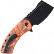 Kansept Knives XL Korvid Linerlock Org Camo KT1030B3