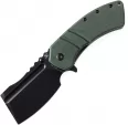 Kansept Knives XL Korvid Linerlock Grn Mica - KT1030B4