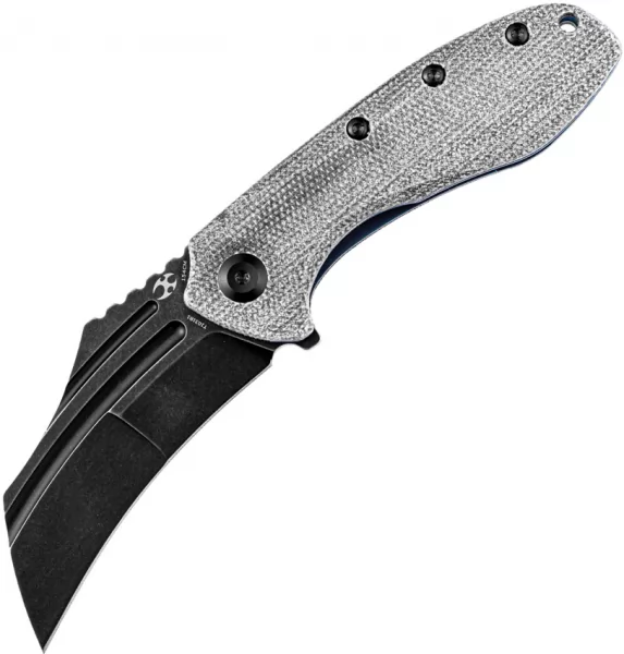 Kansept Knives KTC3 Linerlock Black Micarta KT1031B1
