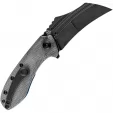 Kansept Knives KTC3 Linerlock Black Micarta KT1031B1